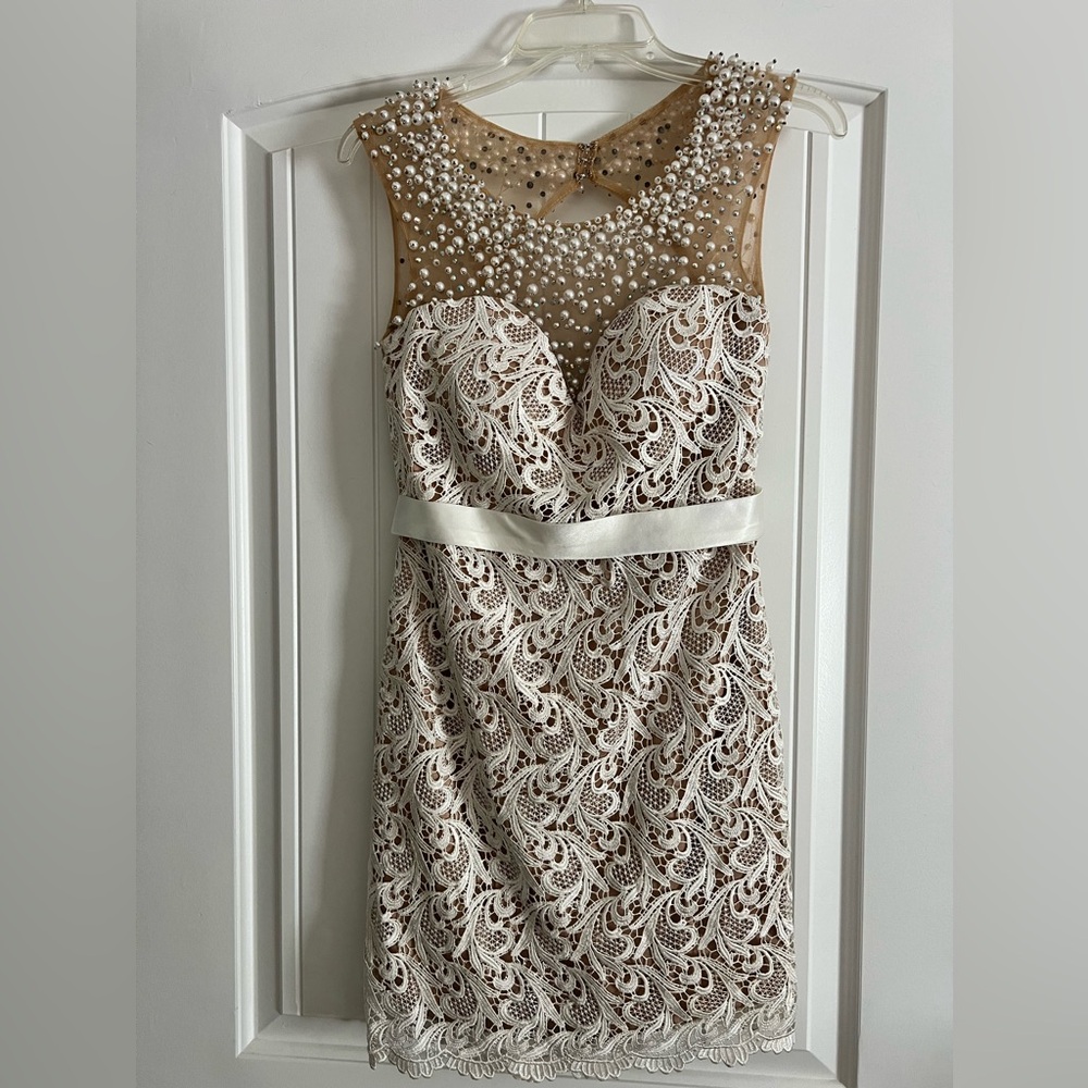 Pearl beaded dress size 5/6